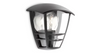 Philips Creek Outdoor Wall Lantern Garden Light Heritage Style Black