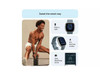 Fitbit Versa 4 Smart Watch - Waterfall Blue/Platinum
