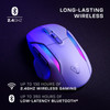 Turtle Beach Kone II Air Wireless Gaming Mouse  White Ergonomic RGB