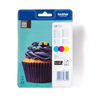 Genuine Brother LC123RBWBP Rainbow Pack Ink Cartridge CMY Multipack