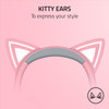 Razer Kraken Kitty V2 Wired RGB Headset with Kitty Ears Quartz Pink