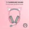 Razer Kraken Kitty V2 Wired RGB Headset with Kitty Ears Quartz Pink