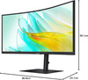 Samsung WQHD Viewfinity S6 34" Monitor 100Hz 3440x1440 Speakers USB-C LAN – image 3