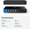 Linksys LN2305-KE 5-Port 2.5G Multi-Gig Unmanaged Switch Metal Fanless USB-C Pwr