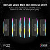 Corsair Vengeance RGB 32GB (2x16GB) DDR5 6000MHz CL36 Desktop Memory Black