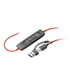 Poly Blackwire 3320 Wired Stereo USB-C/A Headset