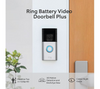 Ring Battery Video Doorbell Plus 1536p HD Satin Nickel