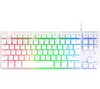 ADX FireFight Core K14 TKL White Multi-Colour LED Wired Gaming Keyboard