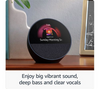 Amazon Echo Spot 2024 Smart Alarm Clock with Alexa Glacier White