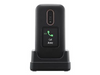 Doro 6880 4G Unlocked Black Easy Flip Mobile Phone