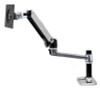 Ergotron LX Desk Mount LCD Arm - Up to 34" Monitor - Polished Aluminium