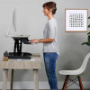 Ergotron WorkFit-Z Mini Standing Desk Converter Workstation Ergonomic Grey