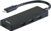 Hama USB-Type-C Hub 1: 3, USB-A 2.0 HDMI | Bus Powered Multi USB Port
