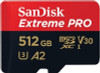 SanDisk Extreme PRO 512GB microSDXC UHS-I Card A2 V30 200MB/s 4K UHD
