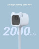 Ezviz BM1 Smart Baby Monitor Camera Battery Powered with Night Vision - Blue