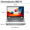 HP Chromebook x360 14" Touchscreen Laptop Intel N100 4GB RAM 128GB UFS Silver