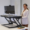 Ergotron WorkFit-TL Sit-Stand Desktop Workstation Standing Desk Converter Black