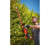 Black + Decker 650W 60cm Twist Handle Hedge Trimmer with Sawblade