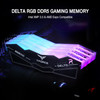 TEAMGROUP T-FORCE DELTA RGB 32GB (2x16GB) DDR5 7200MHz CL34 Desktop RAM Black