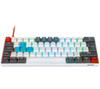 NOS C-450 Mini Pro RGB Mechanical Gaming Keyboard 60% Compact Wired USB PC Mac