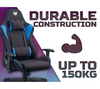 Acer Predator Rift Lite Gaming Chair Fabric Black Recline Ergonomic