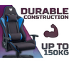 Acer Predator Rift Lite Gaming Chair Fabric Black Recline Ergonomic – image 3
