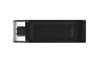Kingston DataTraveler 70 64GB USB-C 3.2 Gen 1 Flash Drive - Black