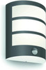 Philips Python LED Outdoor Wall Light Motion Sensor Anthracite IP44