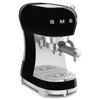 Smeg ECF02 Espresso Coffee Machine - Black 15 Bar Pump Italian Design