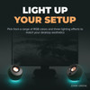 Creative Pebble Pro 2.0 Desktop Speakers White Bluetooth 5.3 RGB PC Laptop