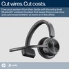 HP Poly Voyager 4310 Wireless Mono Headset USB-A BT700 Dongle & Charging Stand