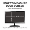 Fellowes PrivaScreen 27 inch 16:9 Blackout Privacy Filter Monitor Screen Protect