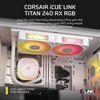Corsair iCUE LINK TITAN 240 RX RGB White AIO Liquid CPU Cooler  – image 2
