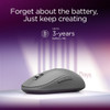 Lenovo Yoga Bluetooth Silent Mouse Luna Grey Wireless 4000 DPI  – image 5