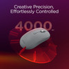 Lenovo Yoga Bluetooth Silent Mouse Luna Grey Wireless 4000 DPI 