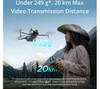DJI Mini 4 Pro Fly More Combo Drone with RC 2 Controller 4K Camera 249g