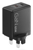 Lenovo 65W Dual USB-C GaN Fast Wall Charger UK 3-Pin Plug for Laptop Phone Black – image 5