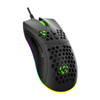 NOS M-600 V2 Ultralight RGB Optical Gaming Mouse Black 7200 DPI Wired 