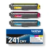 Brother Genuine Laser Toner Cartridges Multipack Cyan Magenta Yellow 3-Pack CMY
