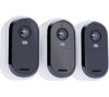 Arlo Essential 2K Outdoor Security Camera 3-Pack + Solar Panels 