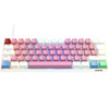 NOS C-450 Mini Pro RGB Mechanical Gaming Keyboard Cotton Candy
