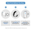 RingConn Gen 2 Smart Ring Size 8 Silver Health Sleep Tracker Heart Rate SpO2