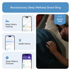 RingConn Gen 2 Smart Ring Size 8 Silver Health Sleep Tracker Heart Rate SpO2