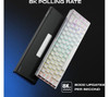 QPAD Flux 65 Model 5 Magnetic Gaming Keyboard White UK Layout 