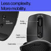 HP 690 Rechargeable Wireless Bluetooth Mouse Qi Charging Black 