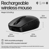 HP 690 Rechargeable Wireless Bluetooth Mouse Qi Charging Black 