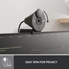 Logitech Brio 300 Full HD 1080p Webcam Noise-Reducing Mic USB-C PC Mac Graphite