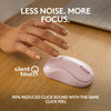 Logitech M240 Silent Wireless Bluetooth Mouse Optical Compact Travel Rose Pink