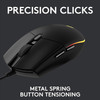 Logitech G203 LIGHTSYNC RGB Wired Optical Gaming Mouse 8000 DPI 6 Button Black