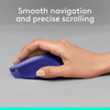Logitech M330 Silent Plus Wireless Optical Mouse 2.4GHz USB Nano Receiver Blue – image 4